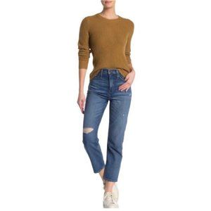 Madewell Classic Straight High-Rise Cropped Jeans